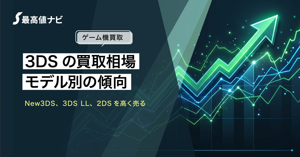 3DSの買取（New3DS・2DS・LLのモデル別）について解説するイメージ画像