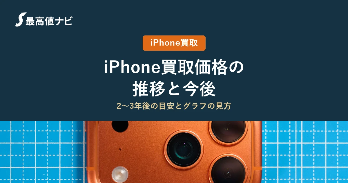 iPhone買取価格の推移と今後｜2〜3年後の目安とグラフの見方